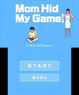 Mom Hid My Game! Title Screen